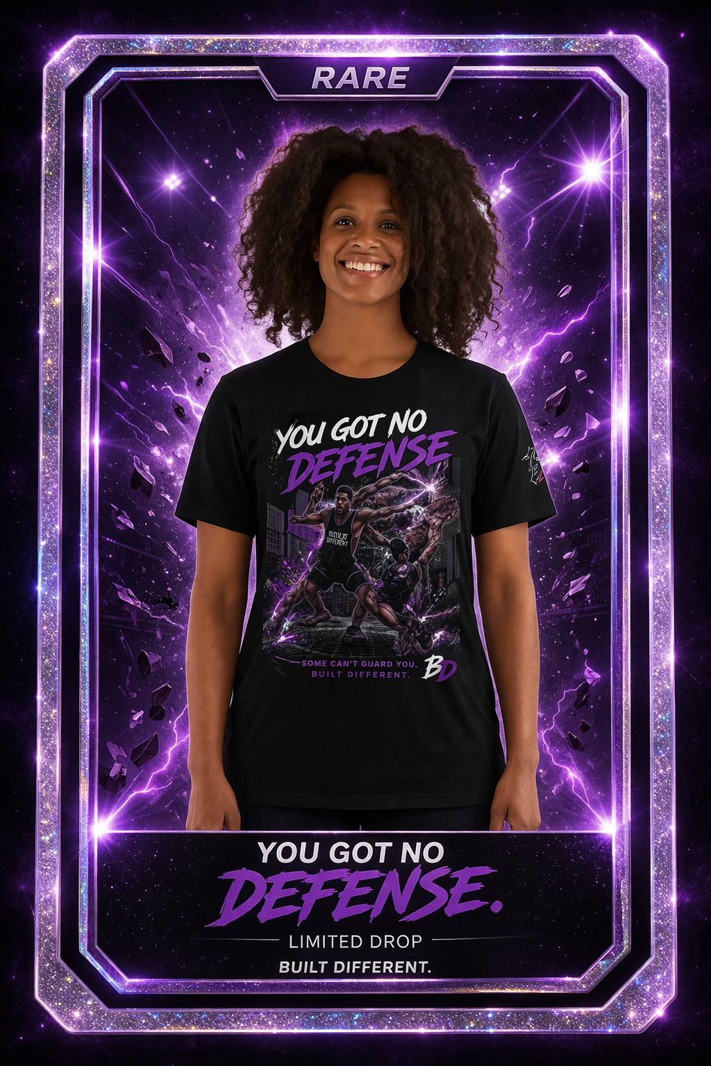 You got no defence tee